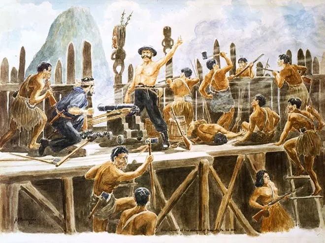 Dicky Barrett at Ōtaka Pā, 1832