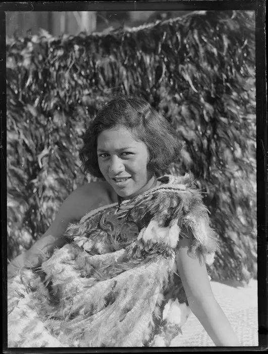 Portrait of Molly Runga Raukura at Tāpeka marae, Waihi