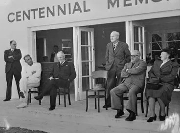 Image: Opening of cricket pavilion