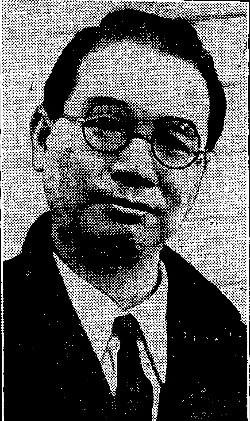 Evening Post" Photo. DR. TOYOHIKO KAGAWA, the Japanese apostle of- Christianity; who' is on a visit to the .Dominion. (Evening Post, 24 May 1935)