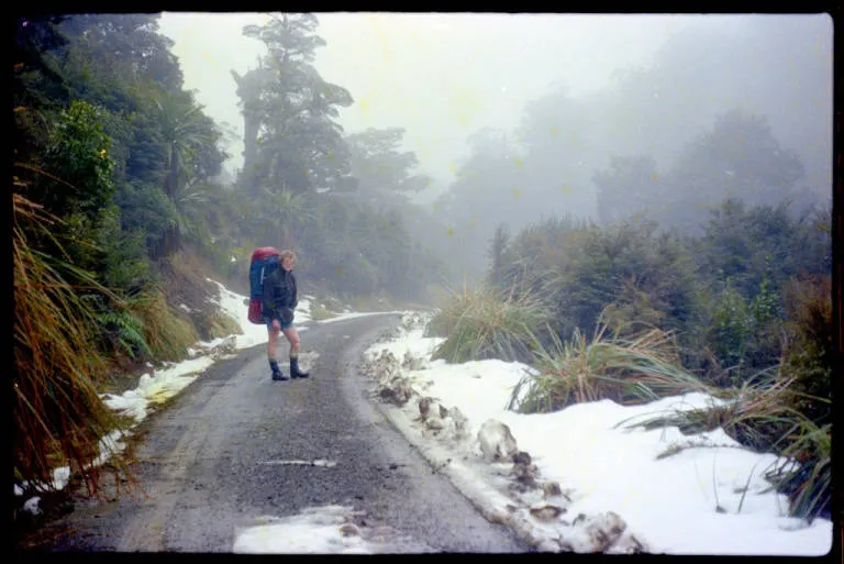 Winter trip to Maungapohatu, 1981