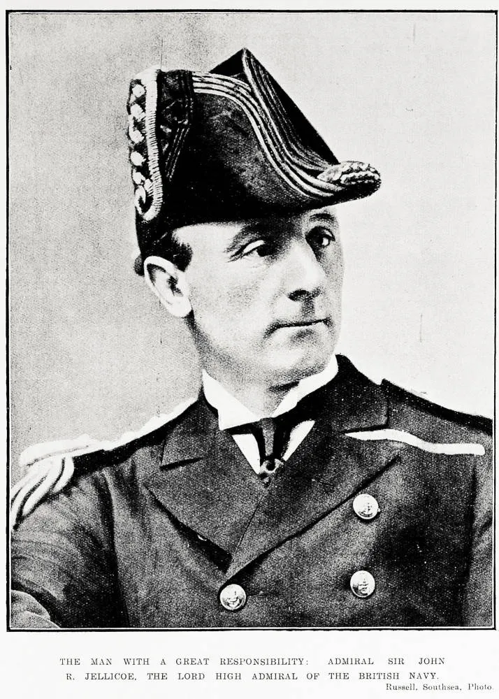 The man with a great responsibility: Admiral Sir John R. Jellicoe, the Lord High Admiral of the British navy