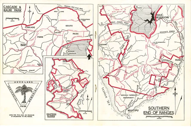 Waitakere Ranges Map