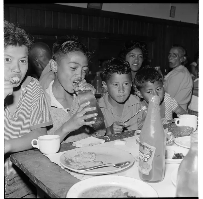 Scenes from a Ringatu meeting at Ruatoki