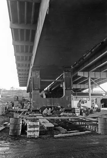Image: Underneath the Bridge during the extensions.