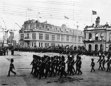 Image: Royal Irish Fusiliers, Post Office Square, Wellington