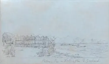 Image: Petoni [i.e. Petone] pa nr. Wellington, N. Zealand / Frederick Mackie