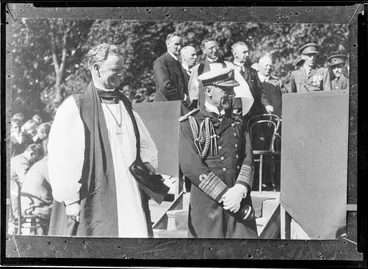 Image: Archbishop Julius and Governor General Lord Jellicoe at Christ's College, Christchurch