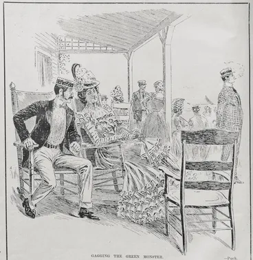 Image: Gagging the Green Monster