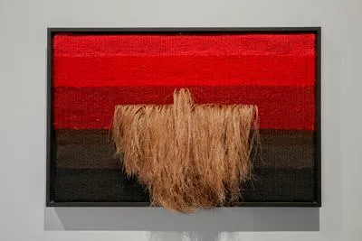Framed Fibre Fall II | Zena Abbott