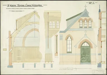 Image: Clere, Frederick de Jersey 1856-1952 :Chinese Mission room, Wellington 1905