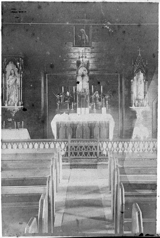 Catholic church interior, Hamilton East.