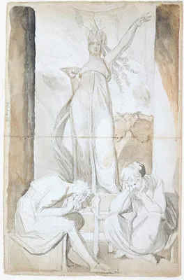 Circe absolving Medea and Jason of the killing of Medea's brother Absyrtos