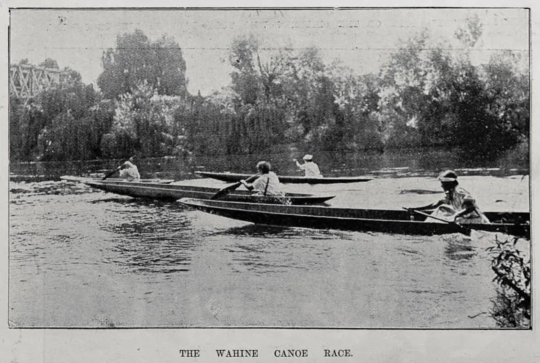 The Ngāruawāhia Māori Regatta, Waikato, Auckland, Saturday March 16, 1901