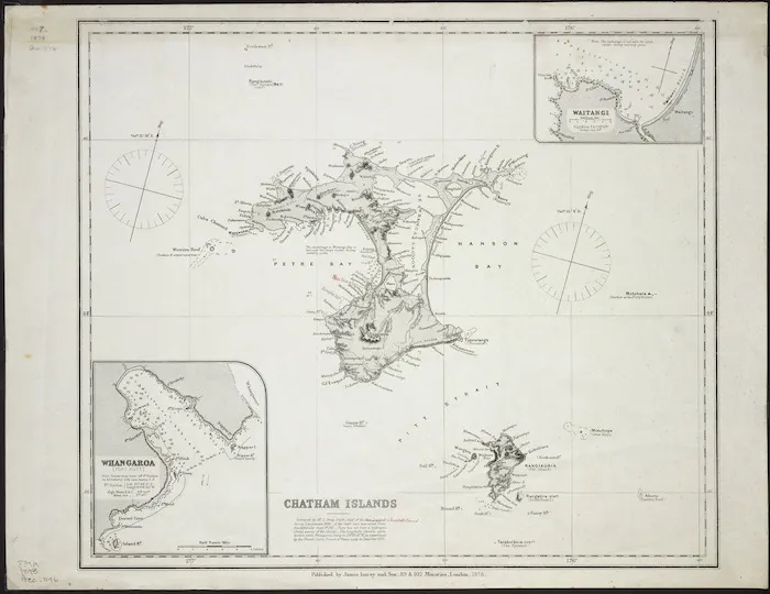 Chatham Islands / surveyed by S. Percy Smith ; Auckland Survey Department, 1868.