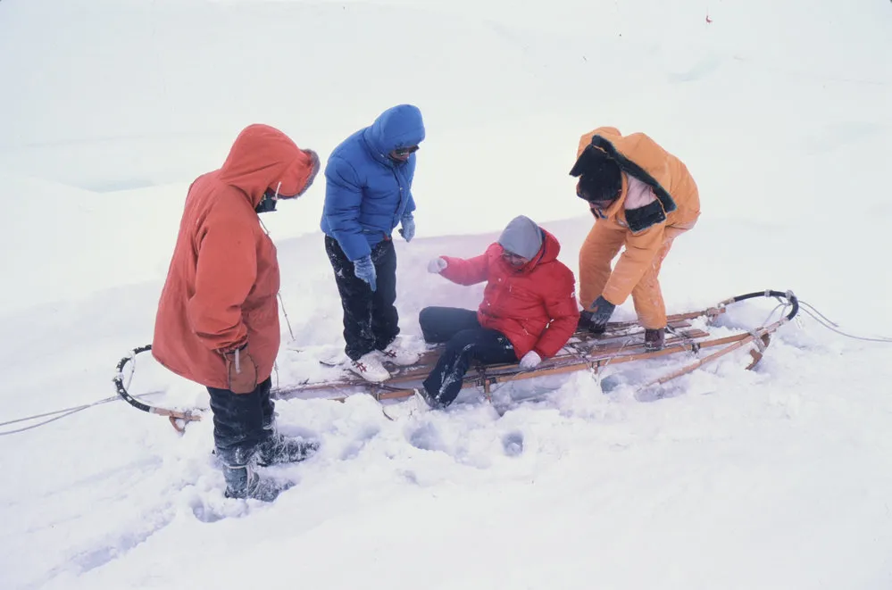Visiting Japanese scientists and administrators end up in slush