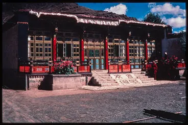 Image: [Tibetan building]
