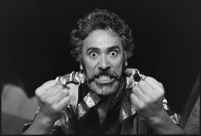 Portrait of actor George Henare as Othello - Photograph taken by Jon Hargest