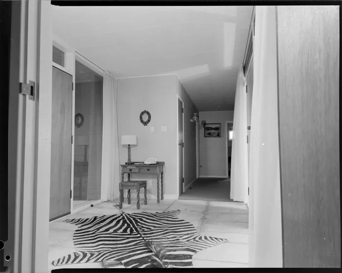 King house, interior, hallway