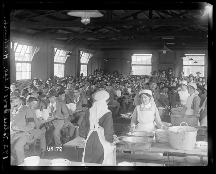 The Blue Boys' Mess at the New Zealand Convalescent Hospital, Hornchurch, World War I