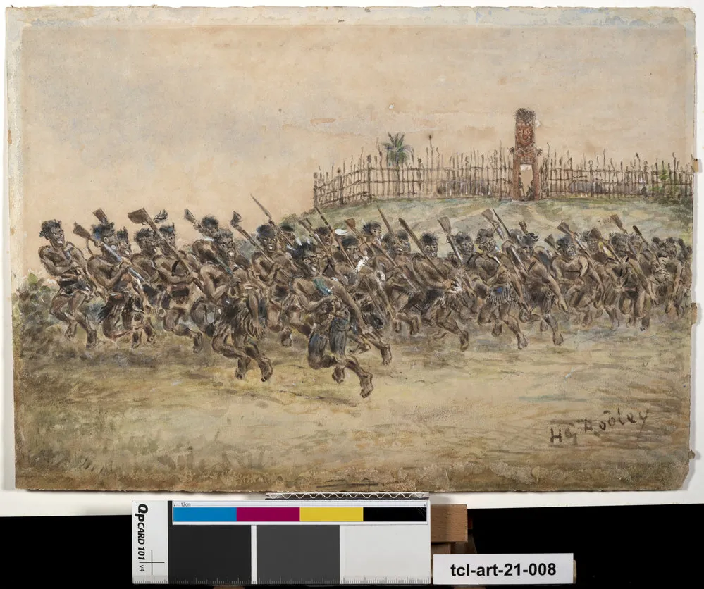 Haka peruperu by Te Arawa at Maketū