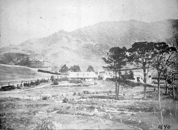 Image: 372 and 378 Karori Road, ca 1870; home of Stephen Lancaster