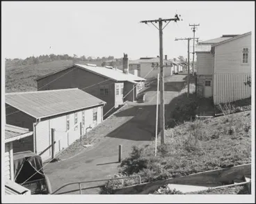 Image: Castor Bay Battery army barracks, 1944