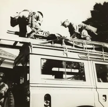 Image: Civil defence exercise, Manurewa, 1969