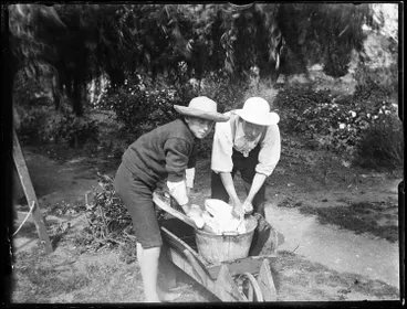 Image: Washing clothes