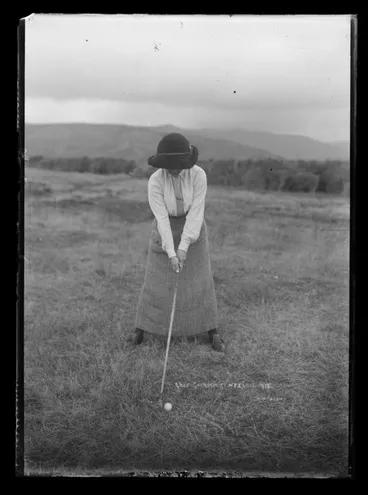 Image: Golf Champ. At Nelson. 1912.