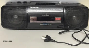 Image: Panasonic stereo radio cassette recorder used by Anne Cook