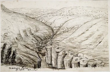 Image: Taylor, Richard, 1805-1873 :Mangakino, April 27, 1847.