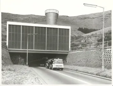 Image: Lyttelton Road Tunnel, opened in 1964
