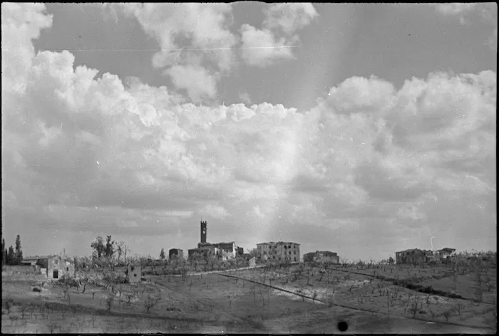 Village of San Michele in Italy during World War II - Photograph taken by George Kaye