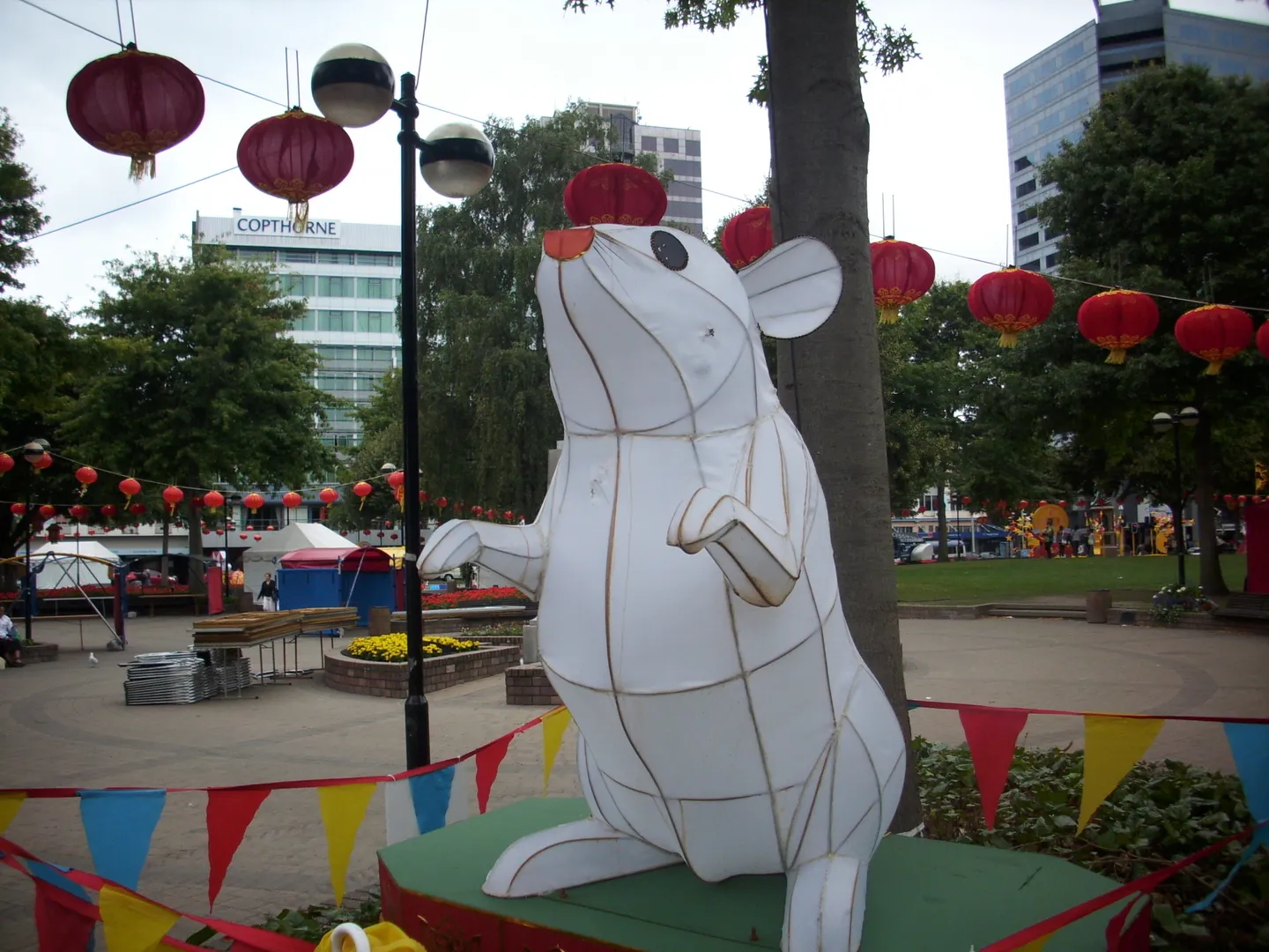 Rat lantern in Victoria Square