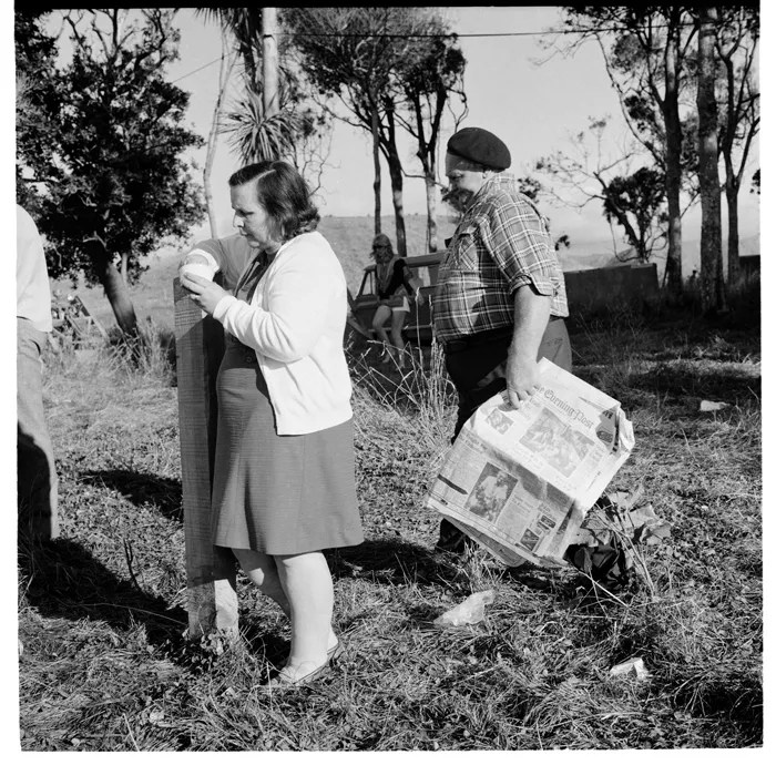 Scenes, possibly at the Waikino Music Festival in January 1977