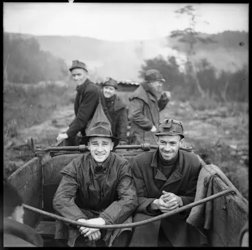 Image: Coal miners, Buller district