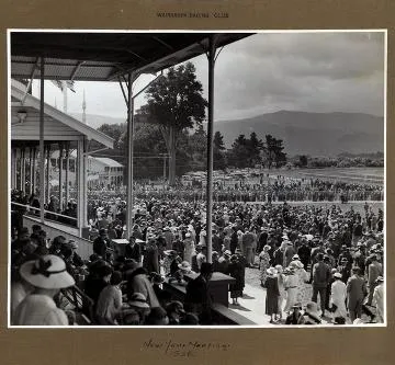 Tauherenikau Racecourse New Year meeting 1936 : Photograph