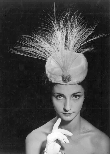 Image: Fur pillbox with airgrette