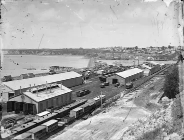 Image: Railway workshops, Auckland