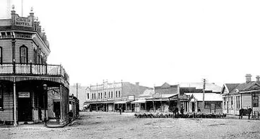 Image: Sheep in Main Street, Eketahuna