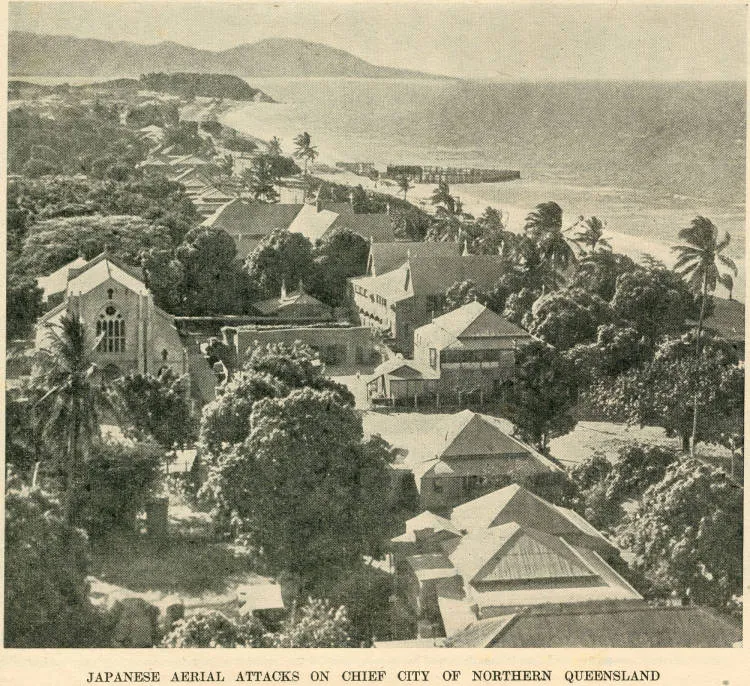 Japanese aerial attacks on chief city of Northern Queensland