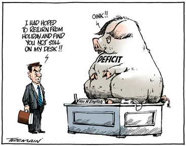 Image: "I had hoped to return from holiday and find you NOT still on my desk!!" 30 January 2011