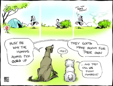 Image: Freedom campers. 17 February 2011