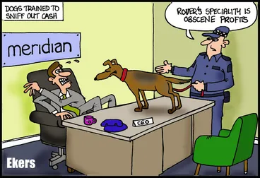 Image: Ekers, Paul, 1961-:Dogs trained to sniff out cash. 16 August 2013