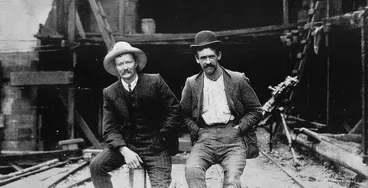 Image: Doyle (on the left) and Duggan