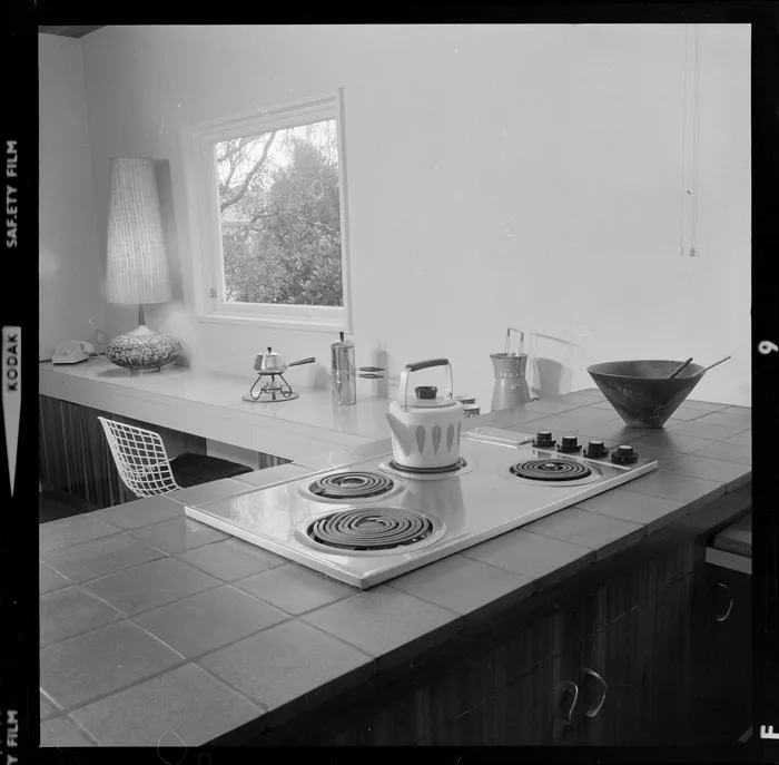 Kitchen interior, Littlejohn house, Wellington