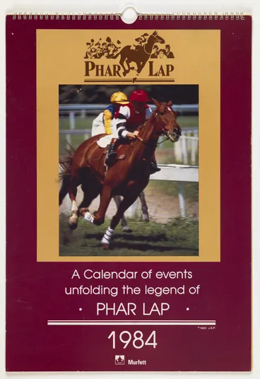 Image: Calendar - Murfett, Phar Lap Motion Picture, 1984