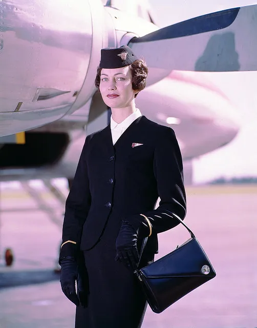Air Hostess Uniform 1959 Winter 005
