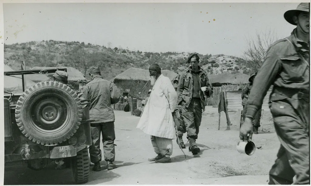 On our way into action